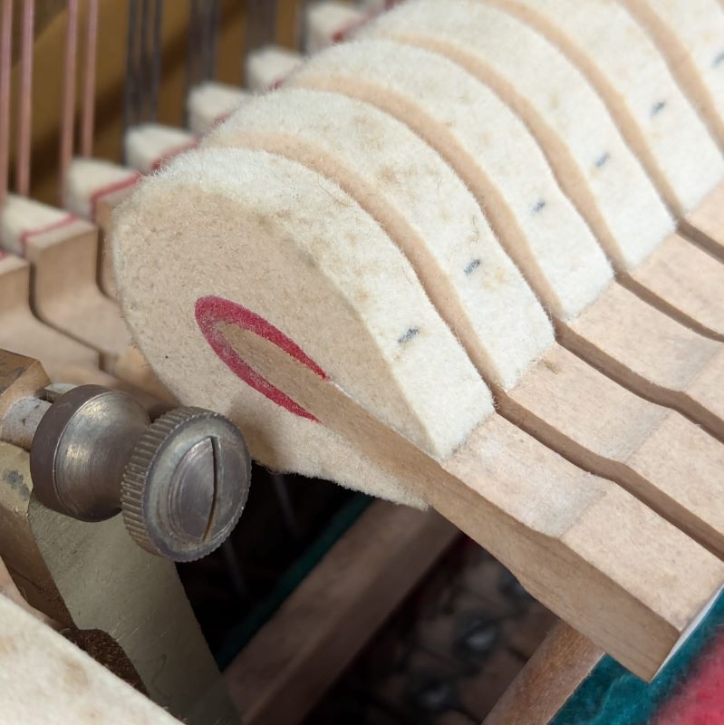 Grotrian Steinweg upright Piano in Mahogany – Gallery image – Roberts Pianos Oxford