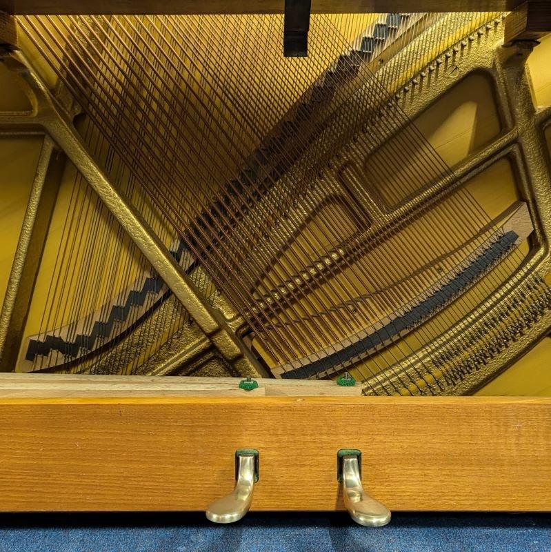 Knight K10 upright Piano in Teak – Gallery image – Roberts Pianos Oxford