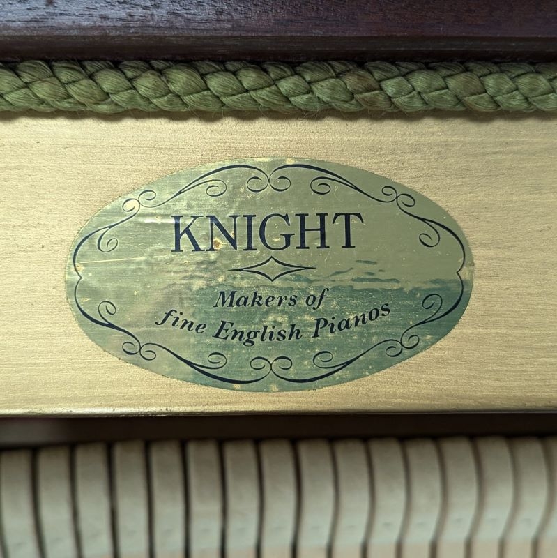 Knight K 10 upright Piano in Mahogany – Gallery image – Roberts Pianos Oxford