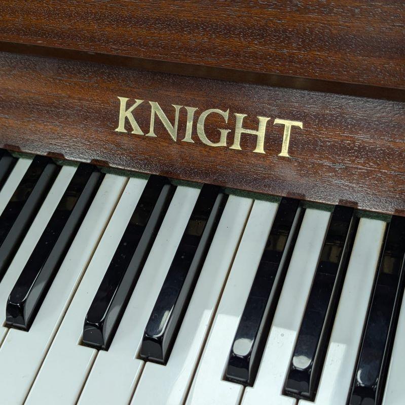 Knight K 10 upright Piano in Mahogany – Gallery image – Roberts Pianos Oxford
