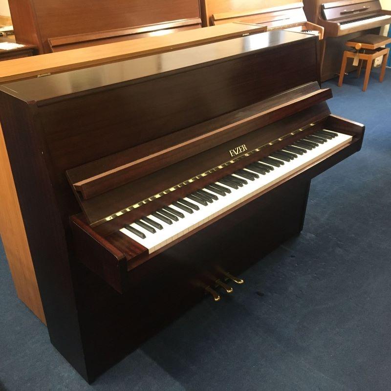 Fazer upright Piano in mahogany – Featured image – Roberts Pianos Oxford