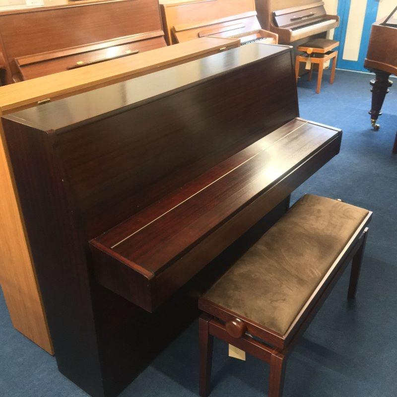 Fazer upright Piano in mahogany – Gallery image – Roberts Pianos Oxford