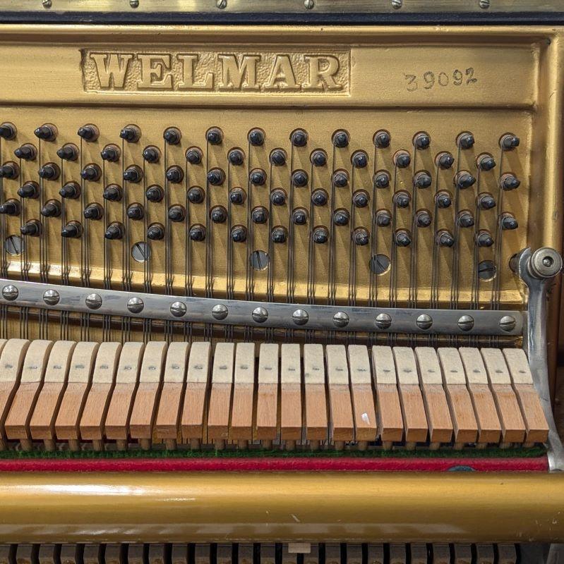 Welmar 118 upright Piano in mahogany – Gallery image – Roberts Pianos Oxford
