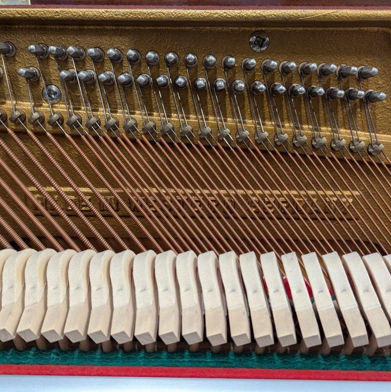 Sauter 110 upright Piano in bright mahogany – Gallery image – Roberts Pianos Oxford