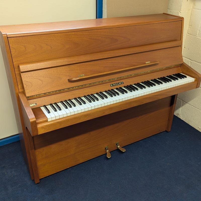 Knight K10 upright Piano in Walnut – Featured image – Roberts Pianos Oxford