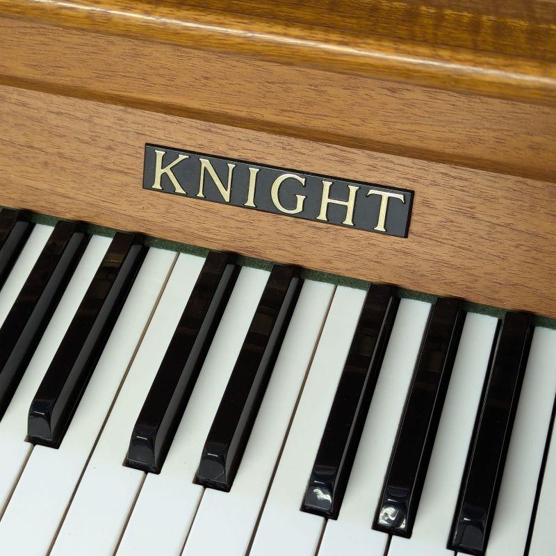 Knight K10 upright Piano in Walnut – Gallery image – Roberts Pianos Oxford
