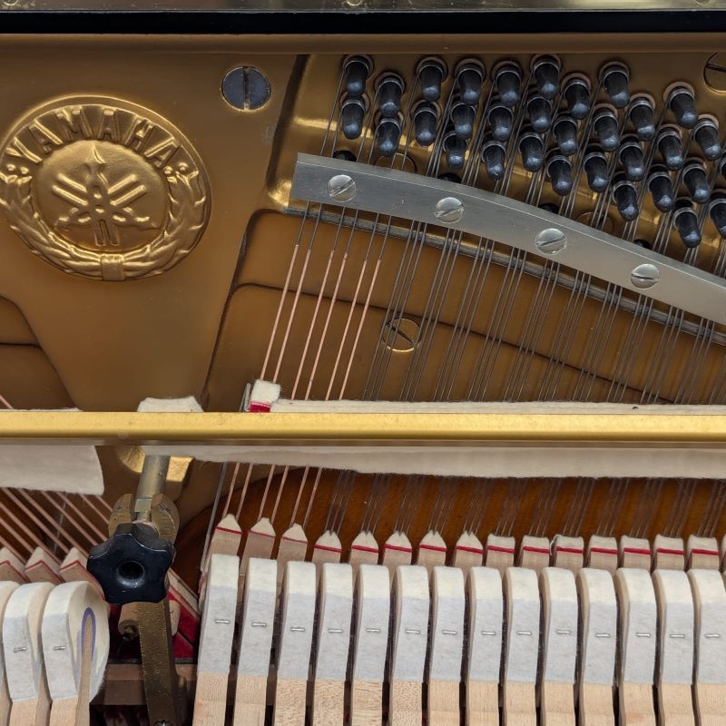 Yamaha U3H upright Piano in bright black – Gallery image – Roberts Pianos Oxford