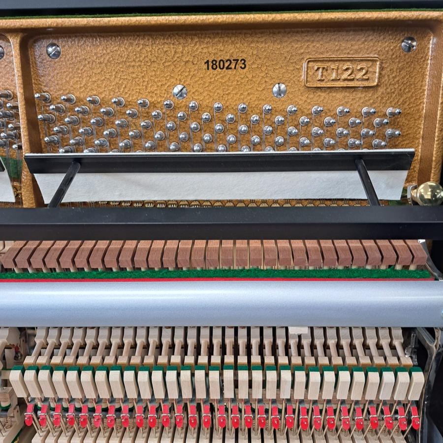 Hoffmann T122 upright Piano in Black – Gallery image – Roberts Pianos Oxford