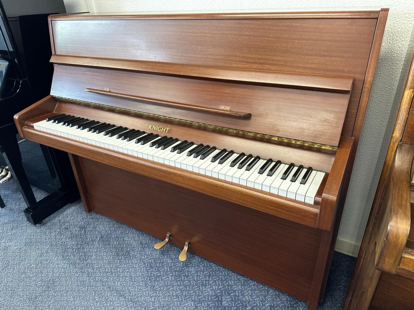 Knight K10 upright Piano in mahogany – Featured image – Roberts Pianos Oxford