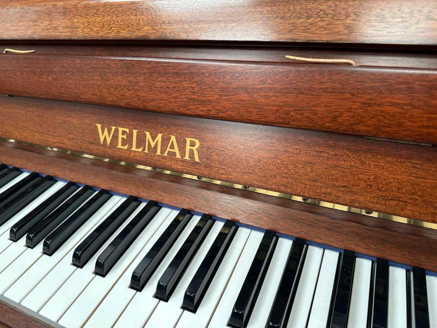 Welmar A2 upright Piano in mahogany – Gallery image – Roberts Pianos Oxford