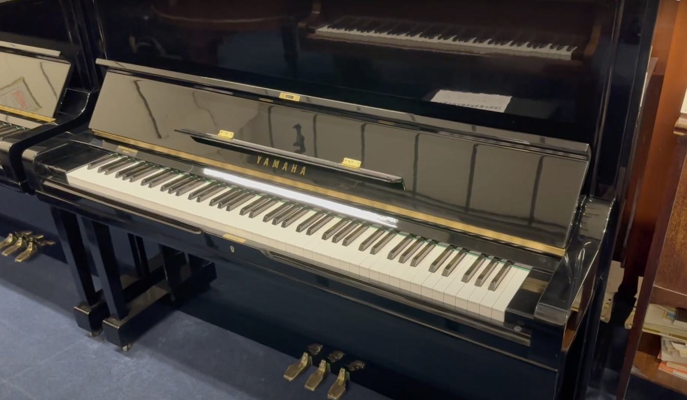 Yamaha U3H upright Piano in black polyester – Featured image – Roberts Pianos Oxford