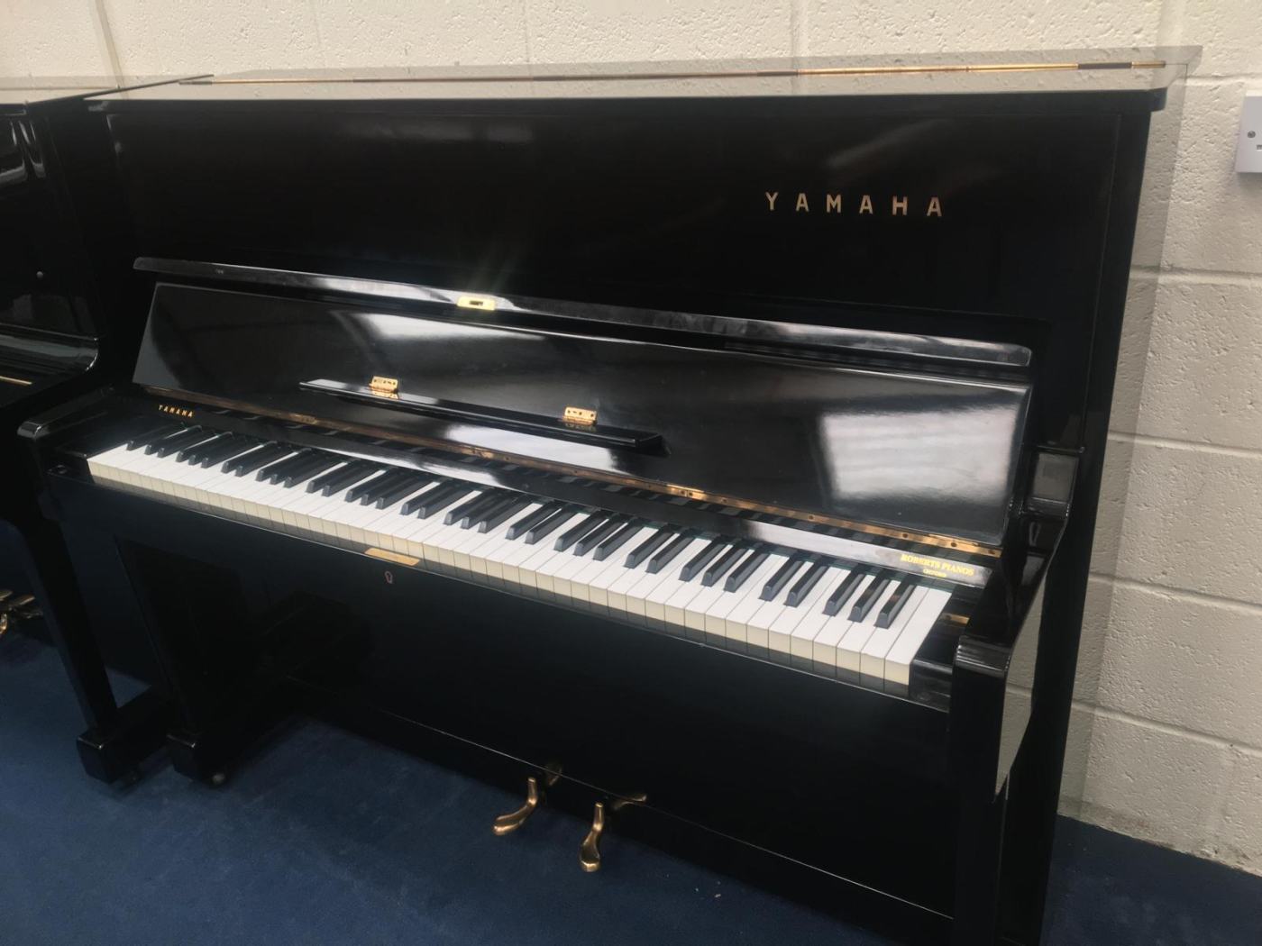 Yamaha U1D upright Piano in black – Featured image – Roberts Pianos Oxford