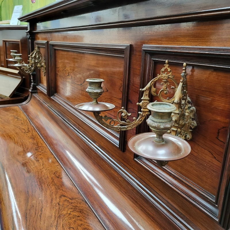 Bluthner upright Piano in rosewood – Gallery image – Roberts Pianos Oxford