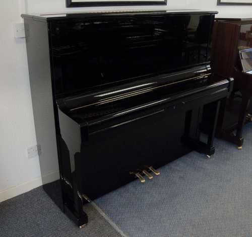 Bosendorfer 130 upright Piano in black polyester – Gallery image – Roberts Pianos Oxford