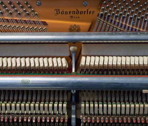 Bosendorfer 130 upright Piano in black polyester – Gallery image – Roberts Pianos Oxford