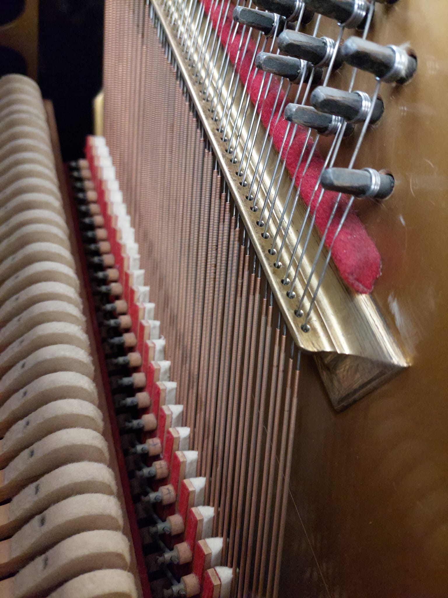 Ibach 130 Upright Piano in Black Polyester – Gallery image – Roberts Pianos Oxford