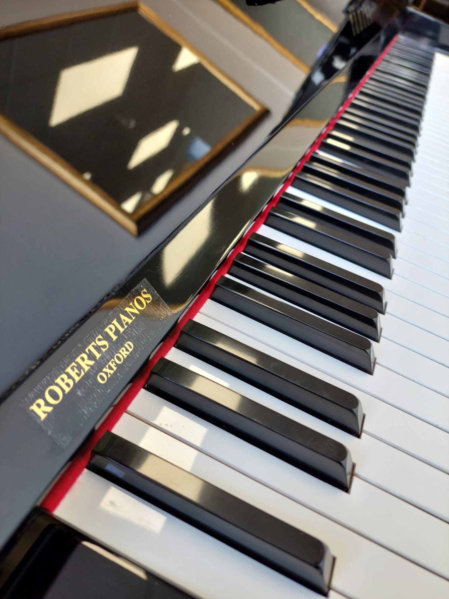Yamaha U3H Upright Piano in Black Polyester – Gallery image – Roberts Pianos Oxford
