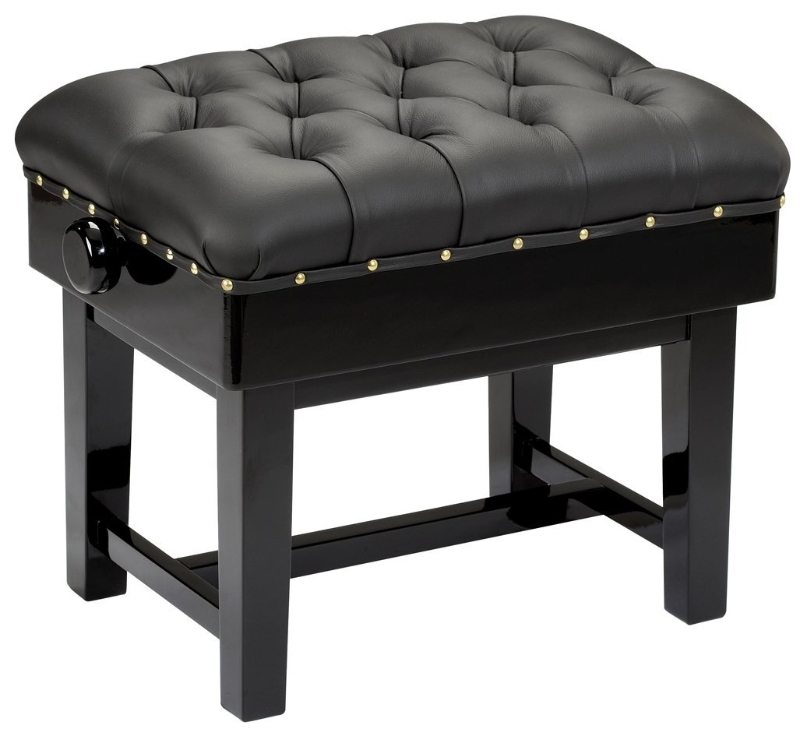 Hidrau London Concert Stool stool Piano in Black – Similar instrument – Roberts Pianos Oxford