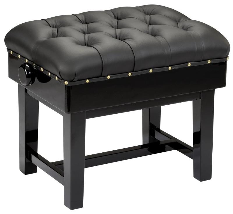 Hidrau London Concert Stool stool Piano in Black – Featured image – Roberts Pianos Oxford
