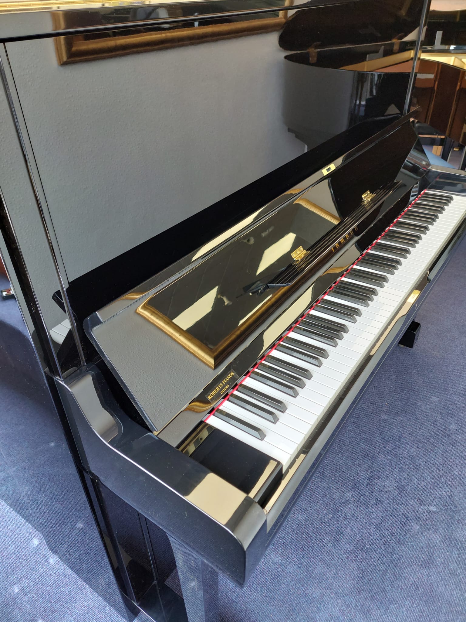 Yamaha U3A Upright Piano in Black Polyester – Similar instrument – Roberts Pianos Oxford