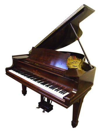 Steinway & Sons Grand Piano  Lid Open  Fall Open