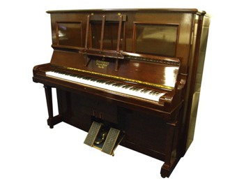 Steinway & Sons Upright Piano Lid Open