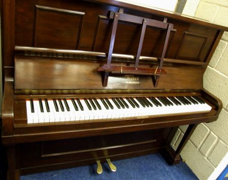 Weber upright piano in rosewood