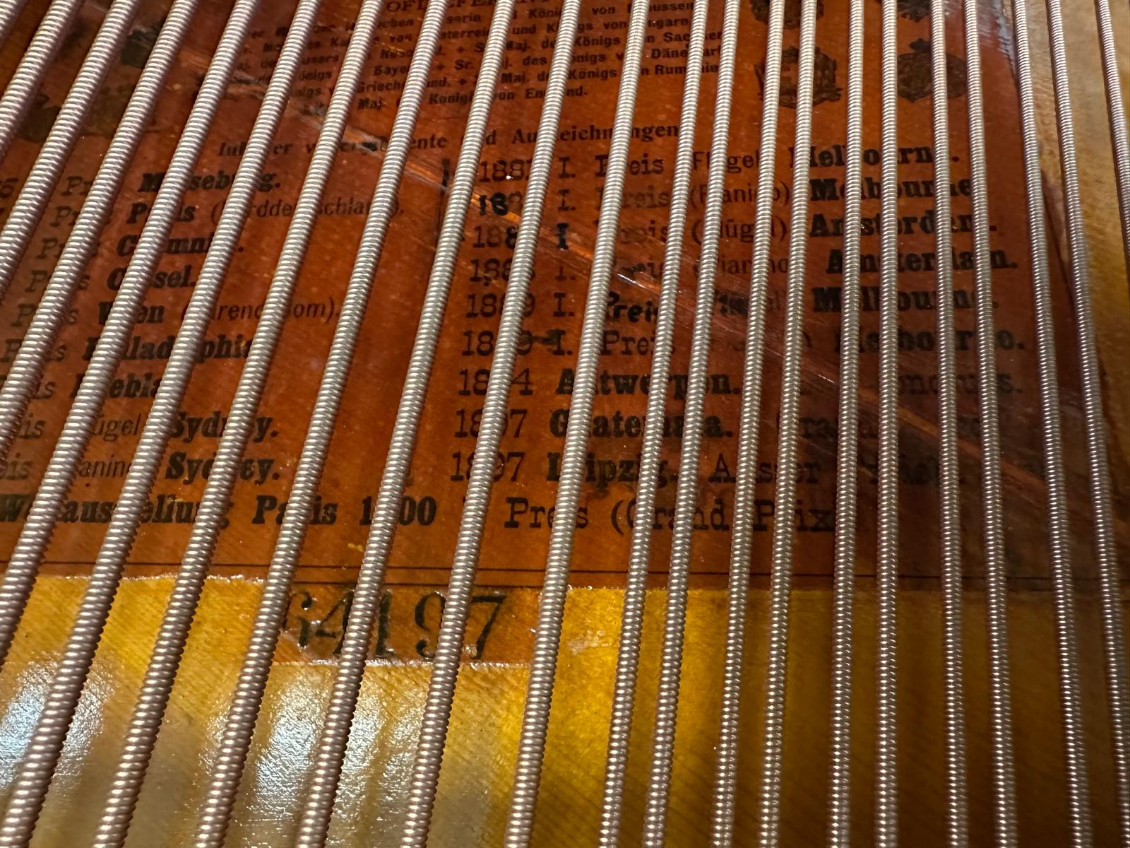 Sold Bluthner piano