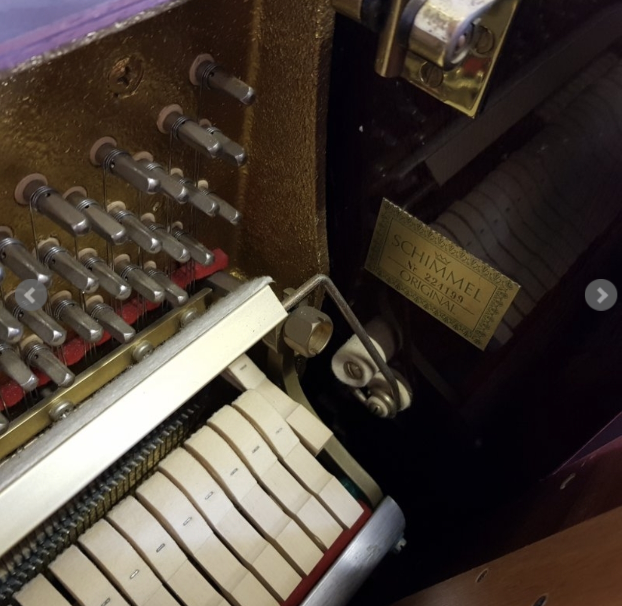Sold Schimmel piano