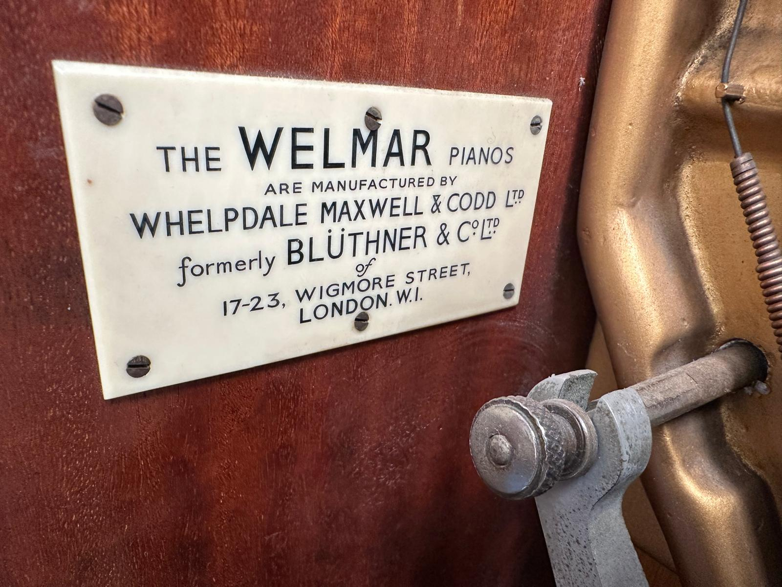 Sold Welmar piano