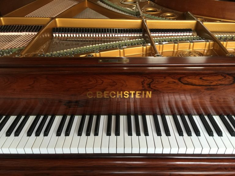 Restored Bechstein grand piano
